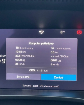 Volvo C40 cena 249000 przebieg: 4150, rok produkcji 2023 z Lwówek Śląski małe 67